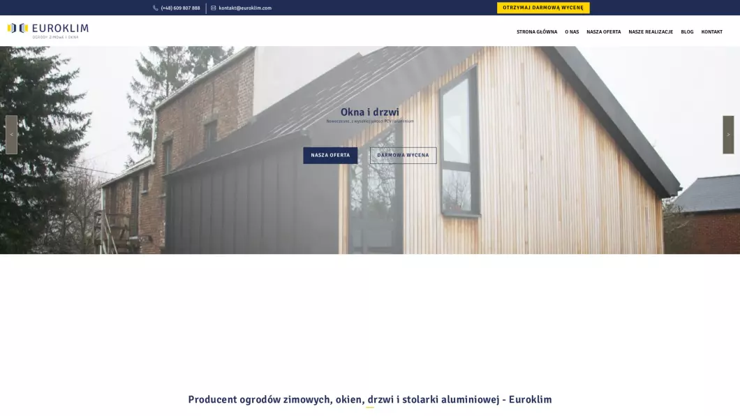 Ogrody zimowe producent - Euroklim - podgląd