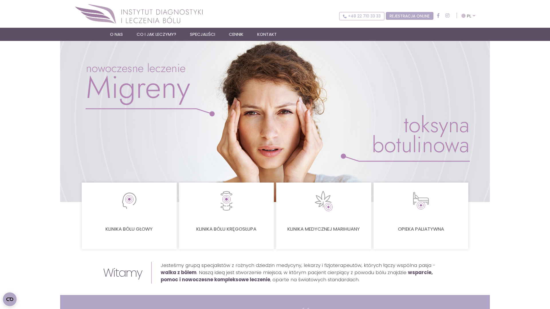 Leczenie bólu głowy | Instytut Diagnostyki i Leczenia Bólu